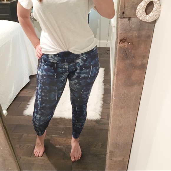 ODODOS yoga spandex geometric print leggings - Picture 8 of 9